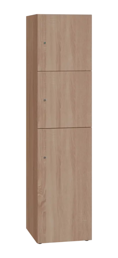 DOMINIT 432 úložná skříň 3-boxová, 1817x450x400 mm, dub bardolino